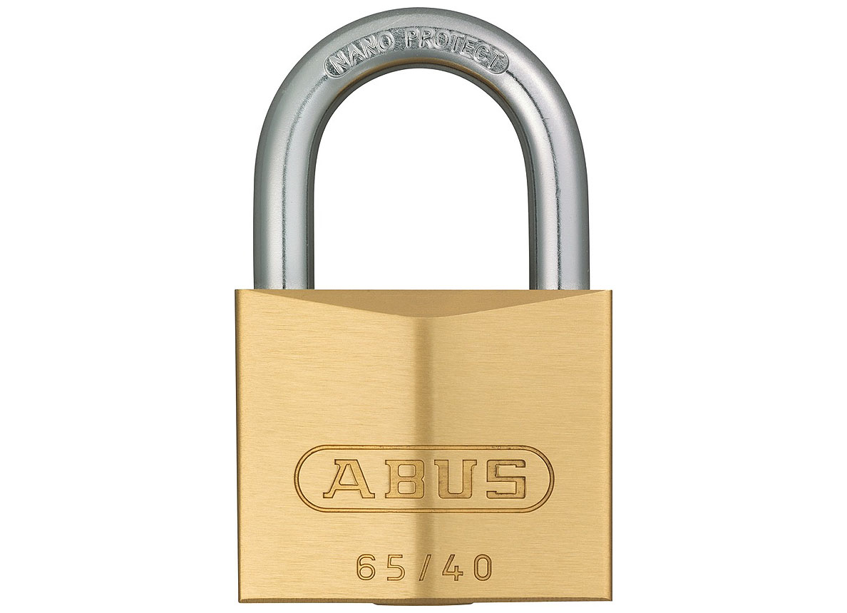 ABUS HANGSLOT MESSING TWINS 65/40TWC 40MM 2-PACK