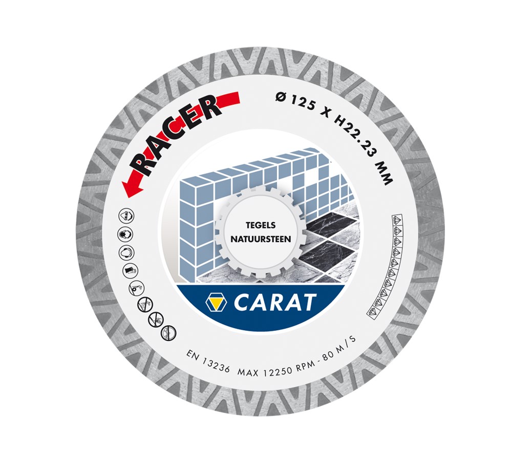 CARAT TEGELS / NATUURSTEEN BRILLIANT TYPE RACER CDB Ø115x22.23MM