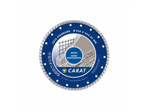 CARAT TURBO BETON STANDAARD Ø125x22.2MM TYPE CDTS