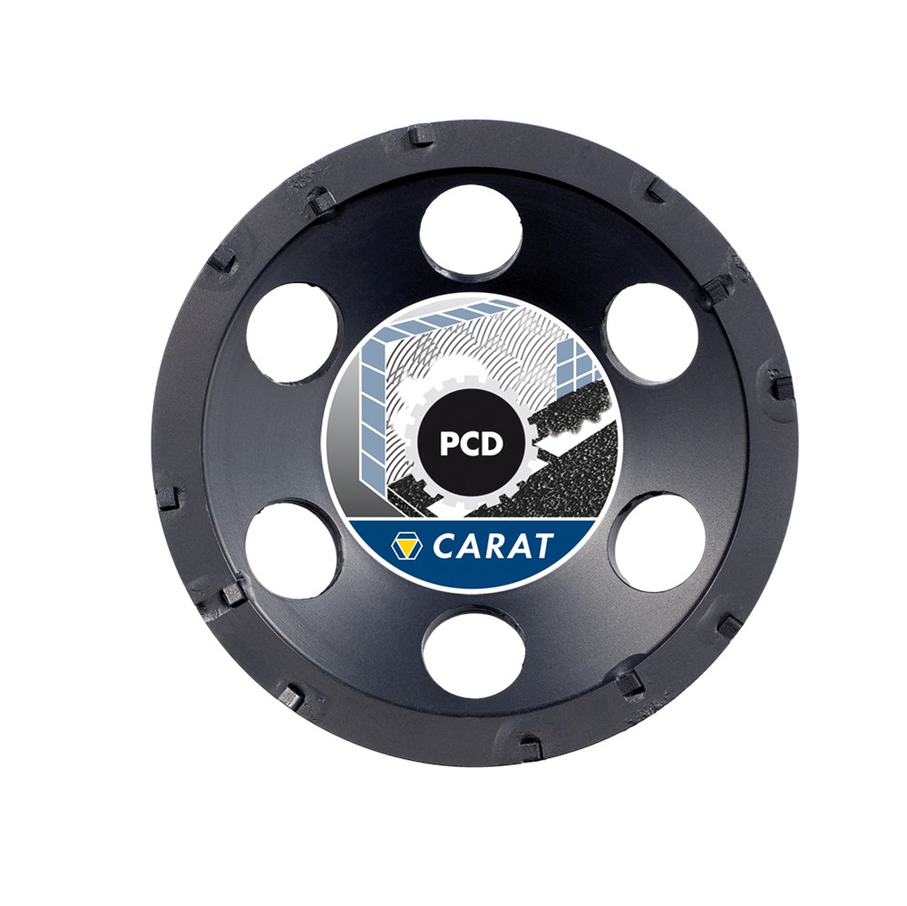 CARAT SLIJPKOP PCD DIA 125x22,23MM TBV LIJM EN VERFRESTEN