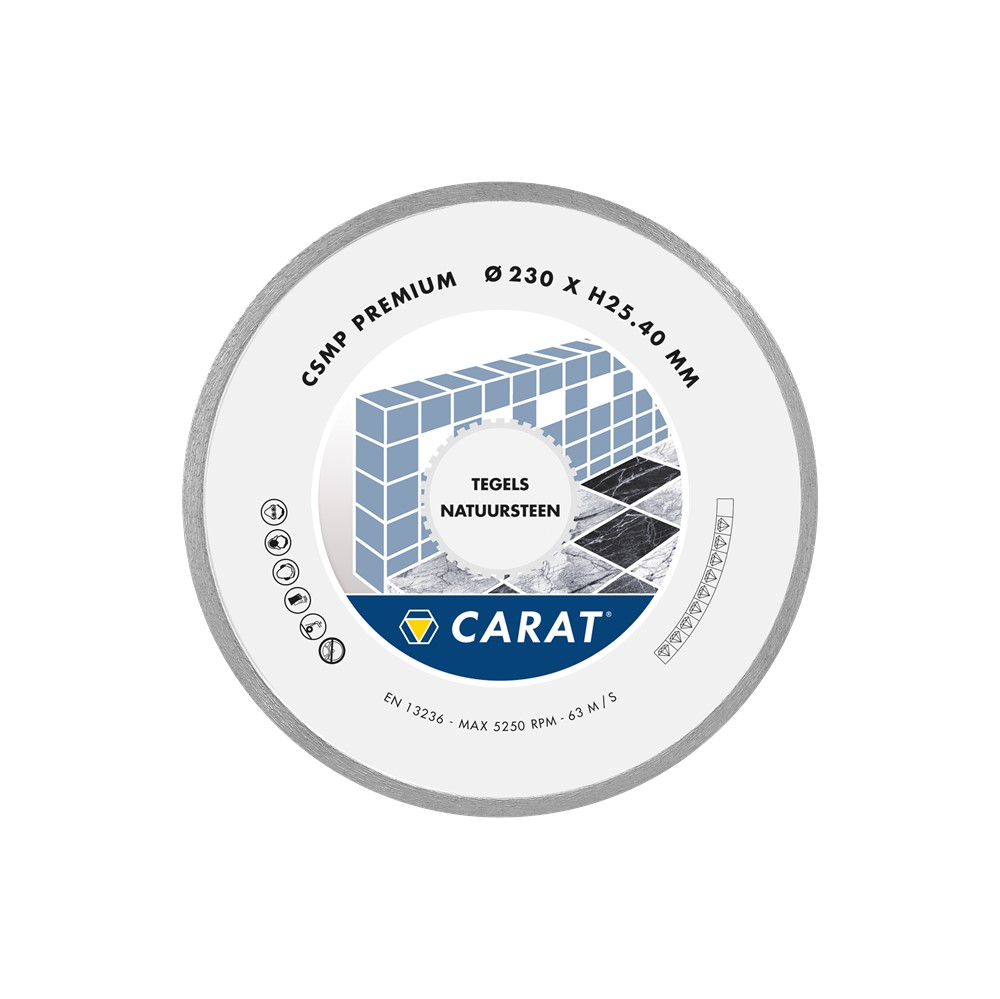 CARAT TEGELS PREMIUM Ø180x25,40MM TYPE CSMP