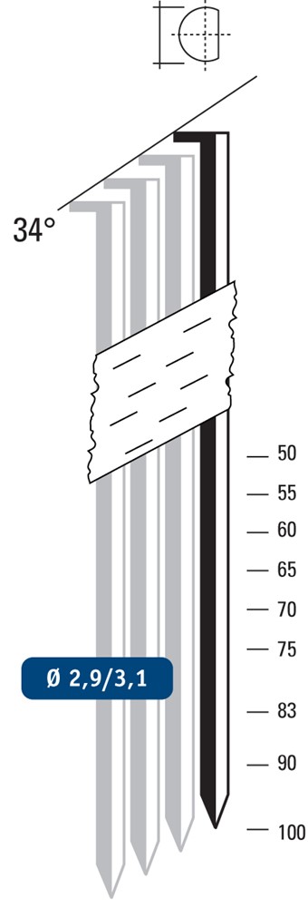 CARAT STRIPNAGELPISTOOL FNN34100