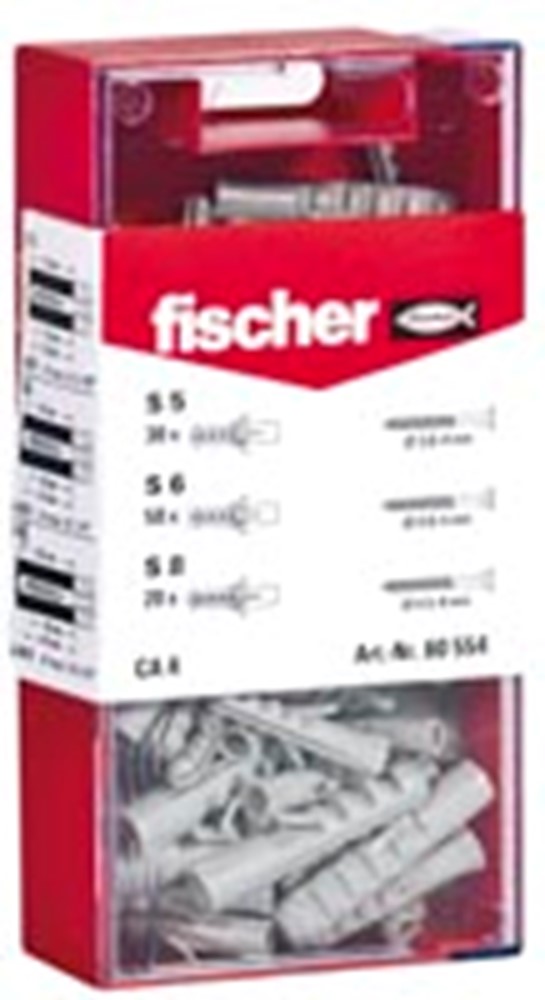 FISCHER SET DE CHEVILLES ET VIS CASSETTE CA 5