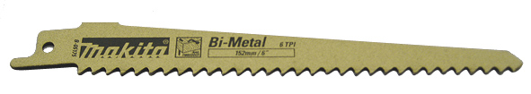 BIMETAAL RECIPROZAAGBLADEN VOOR HOUT EN METAAL 152MM (5 STUKS)