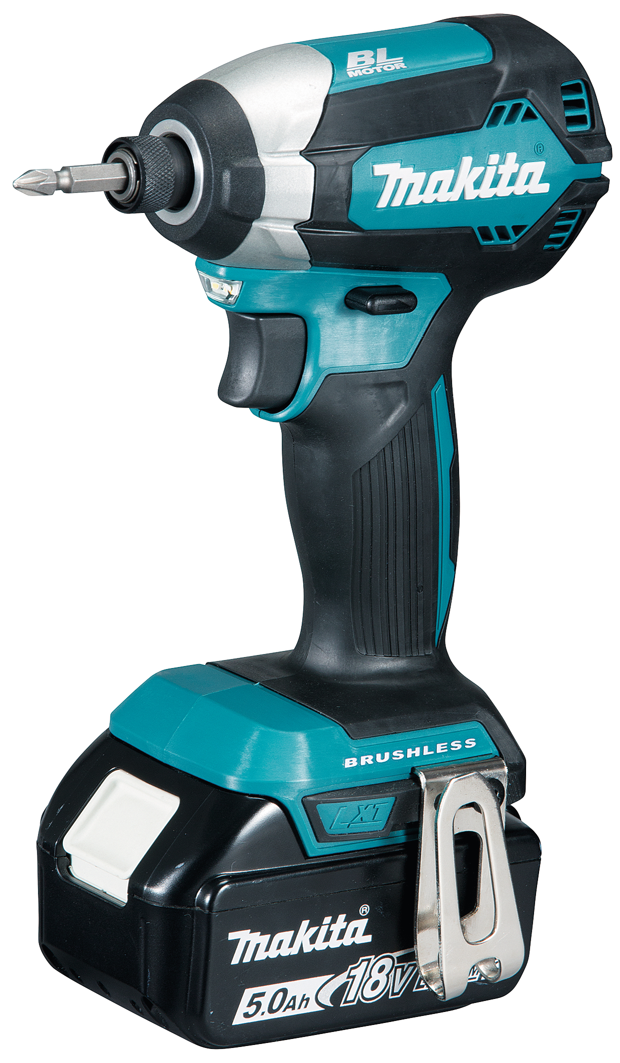 MAKITA ACCU SLAGSCHROEVENDRAAIER 170NM LXT 18V + 2X BL1850 + 1X DC18RC + MAKPAC