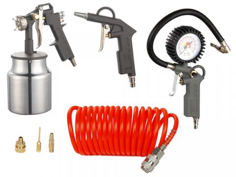 KIT D'ACCESSOIRES A AIR COMPRIME - 7PCS