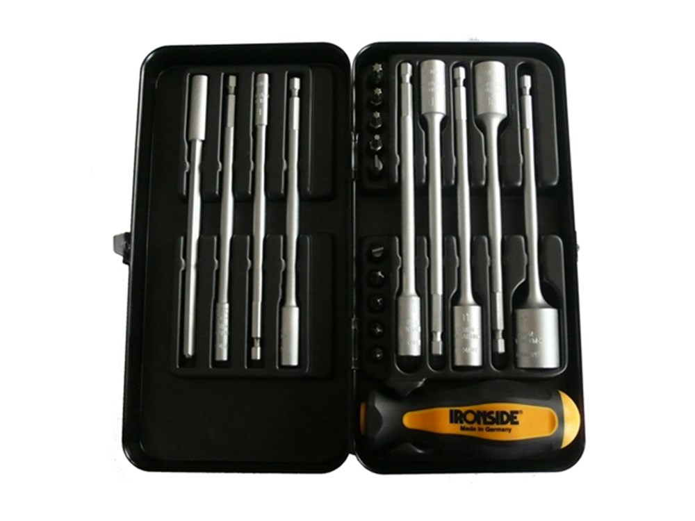 COFRRE AVEC TOURNEVIS A DOUILLE + BITS - 20 PCS