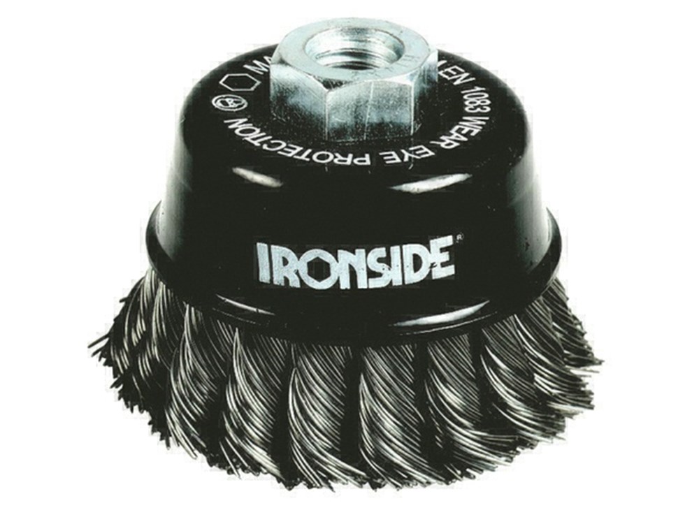 BROSSE DE COUPE ACIER TORSADE Ø65MM M14