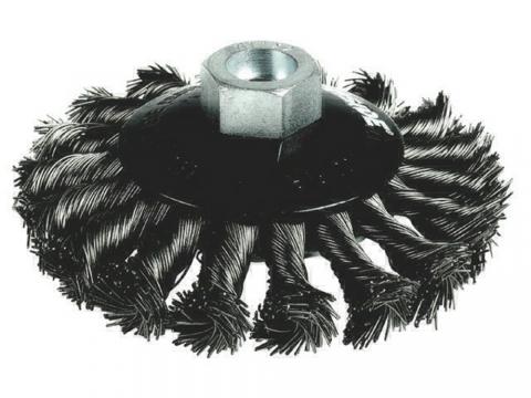KEGELBORSTEL GEDRAAIDE STAALDRAAD Ø115X13MM M14