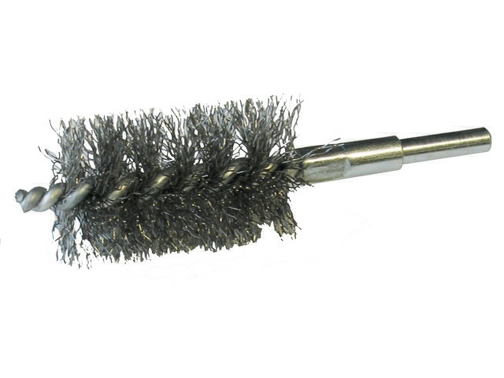 BROSSE TUBE INOX ONDULE Ø16X55X105 TIGE D6