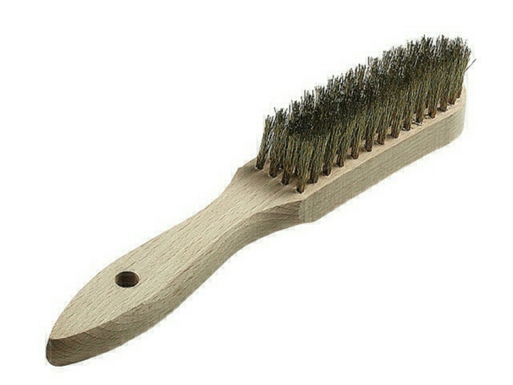 BROSSE A MAIN 4 RANGS FIL LAITON 0,3MM