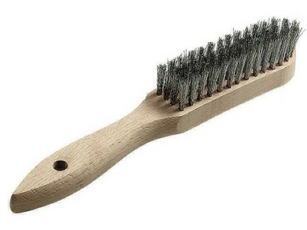 BROSSE A MAIN 4 RANGS FIL INOX 0,30MM