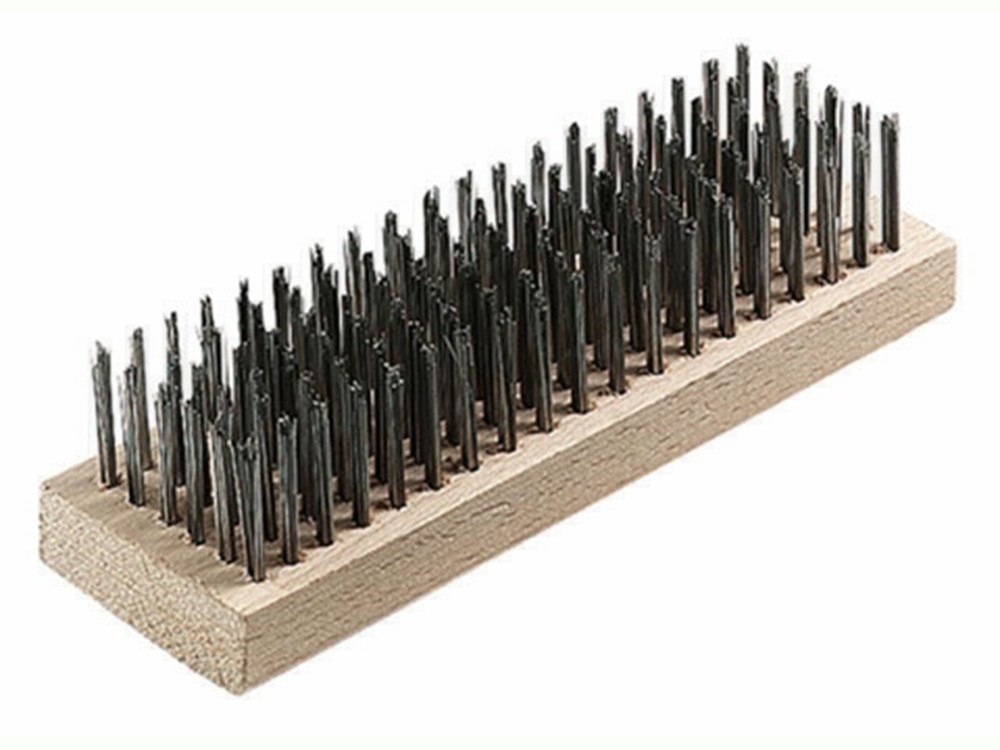 BROSSE BLOC DE BOUCHER FIL ACIER 0,40MM