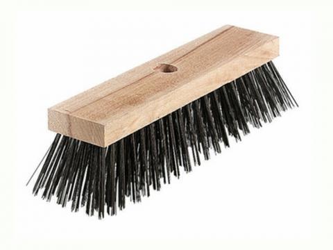 BROSSE DE RUE 300X60X75MM FIL ACIER 0,50MM