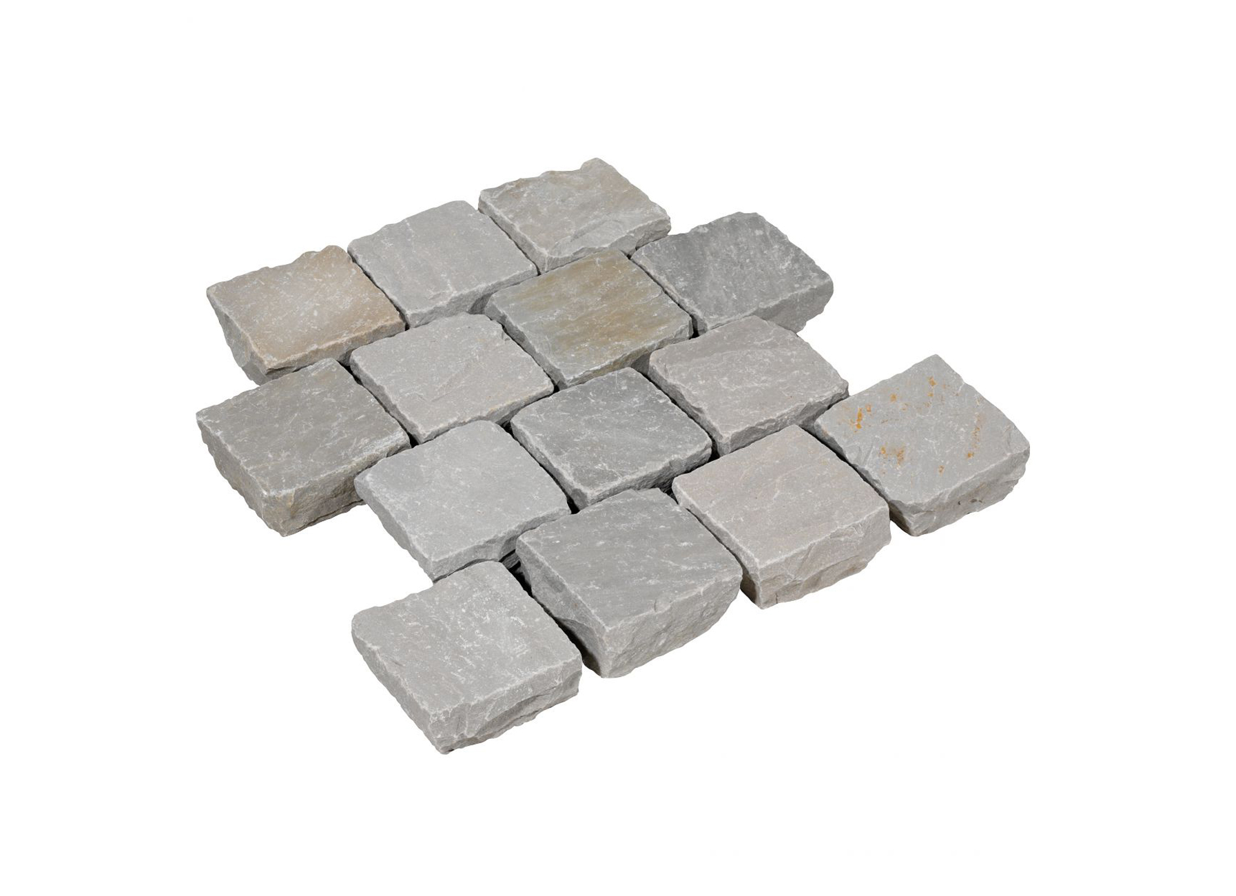 KANDLA GREY NATUURRUW 14x14CM 3-5CM