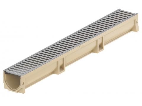 ACO EUROLINE 100 GRILLE GALVA 1,0M