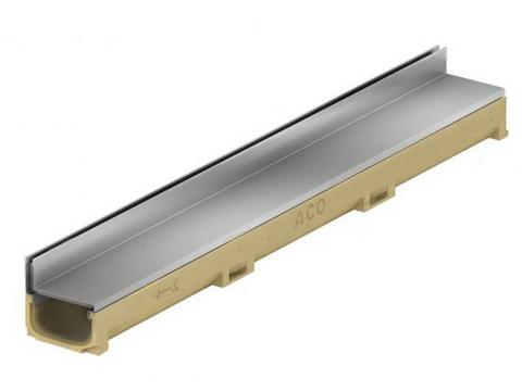 EUROLINE 60 DISCREET 40 AFVOERGOOT EXCENTRISCH INOX 1M