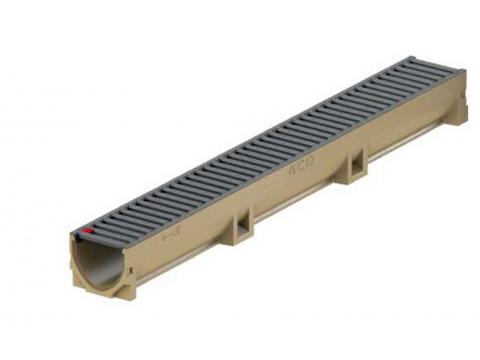 ACO EUROLINE 100 GRILLE ANTHRACITE 1,0M