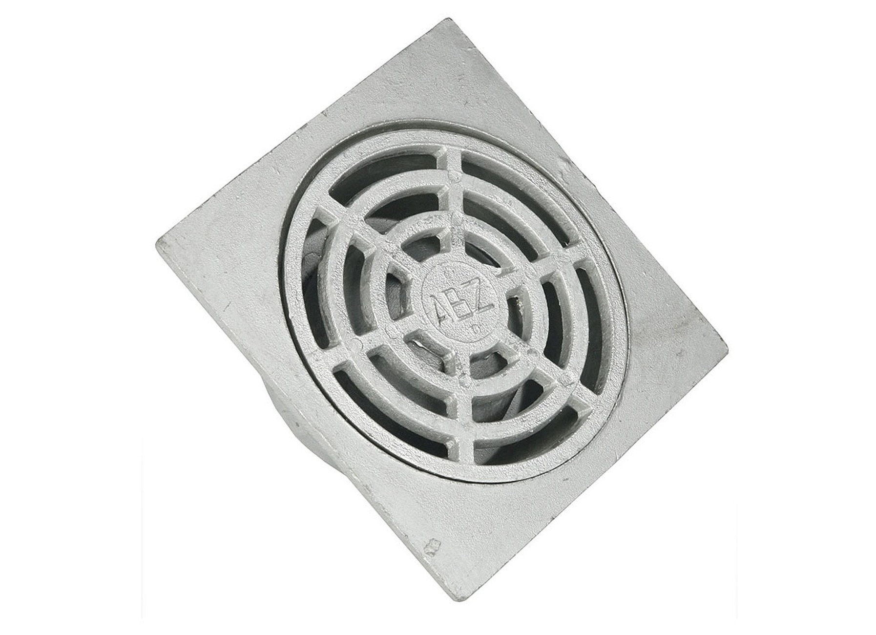 SIPHON DE COUR EN ALU 20X20CM