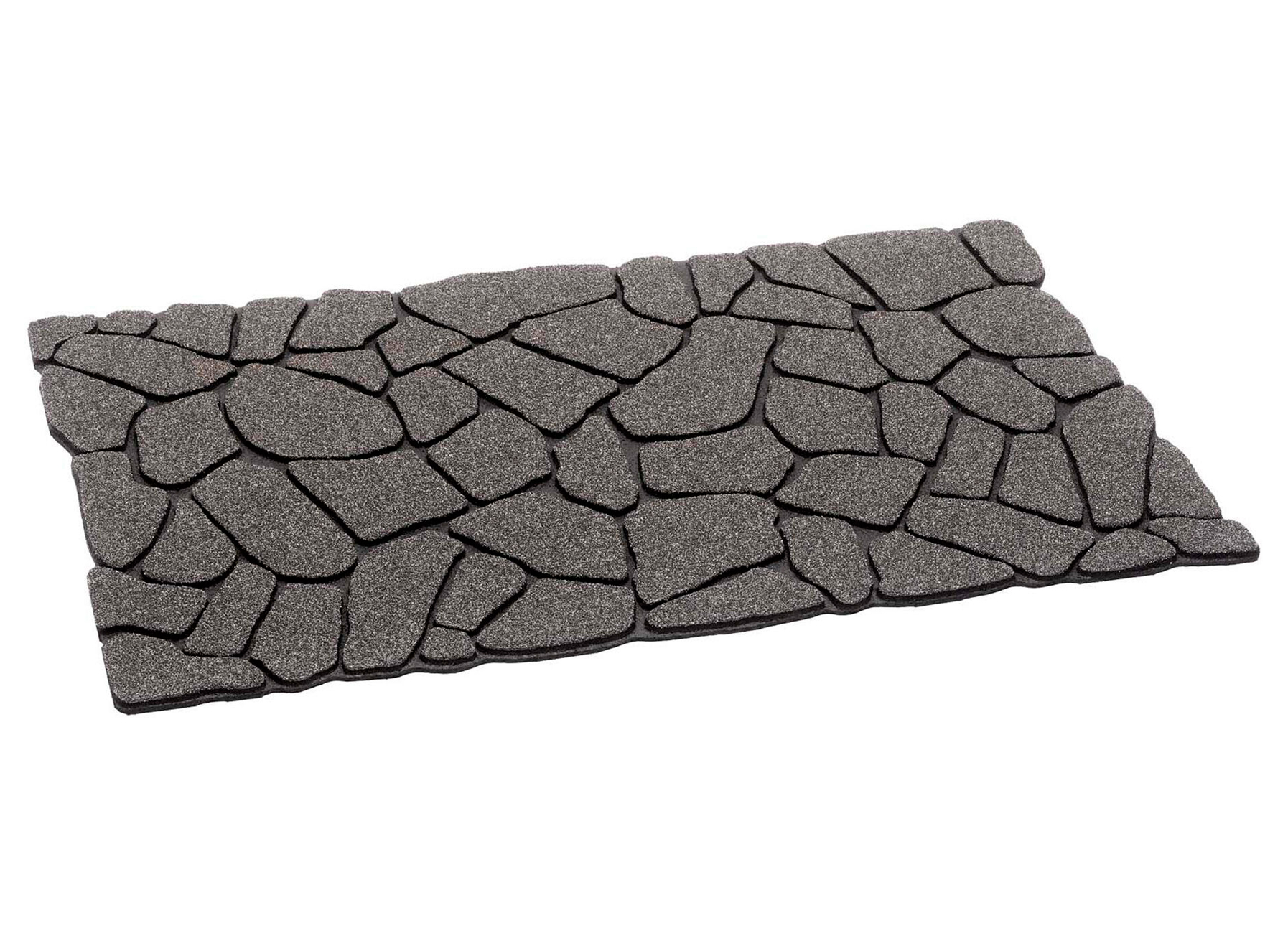 ECOMAT SABLE/CAOUTCHOUC PIERRE ANTHRACITE 45X75CM