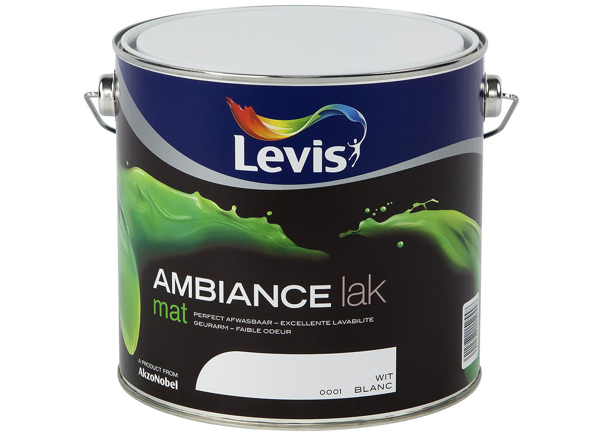 AMBIANCE LAK MAT - WIT 0001 2,5L