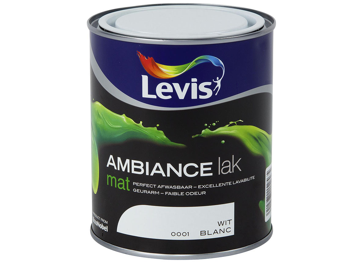 AMBIANCE LAK MAT - WIT 0001 0,75L