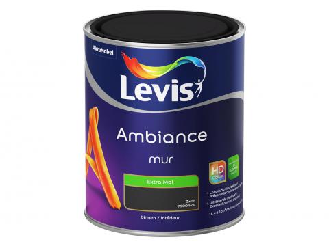 AMBIANCE MUUR EXTRA MAT - ZWART 7900 1L