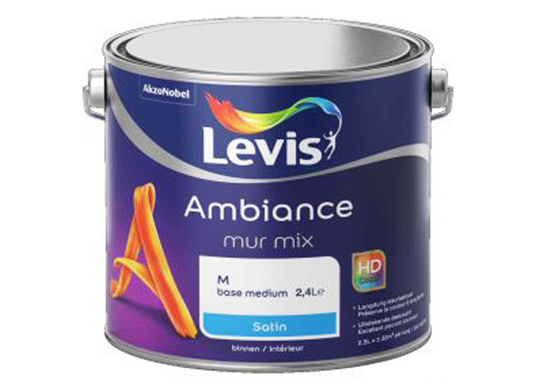 AMBIANCE MUUR SATIN MIX BASIS M 2,5L