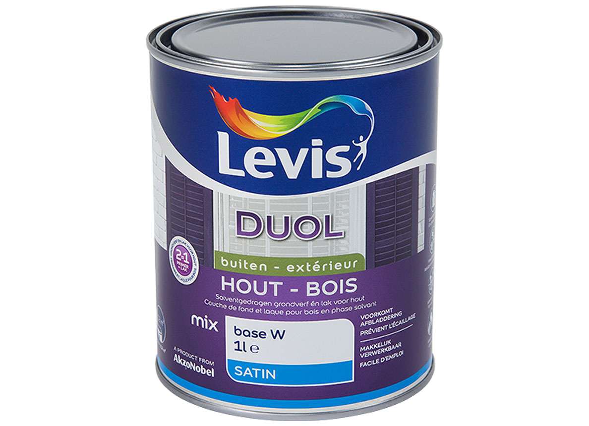 LAQUE BOIS EXTERIEUR DUOL SATIN MIX BASE MEDIUM 1L