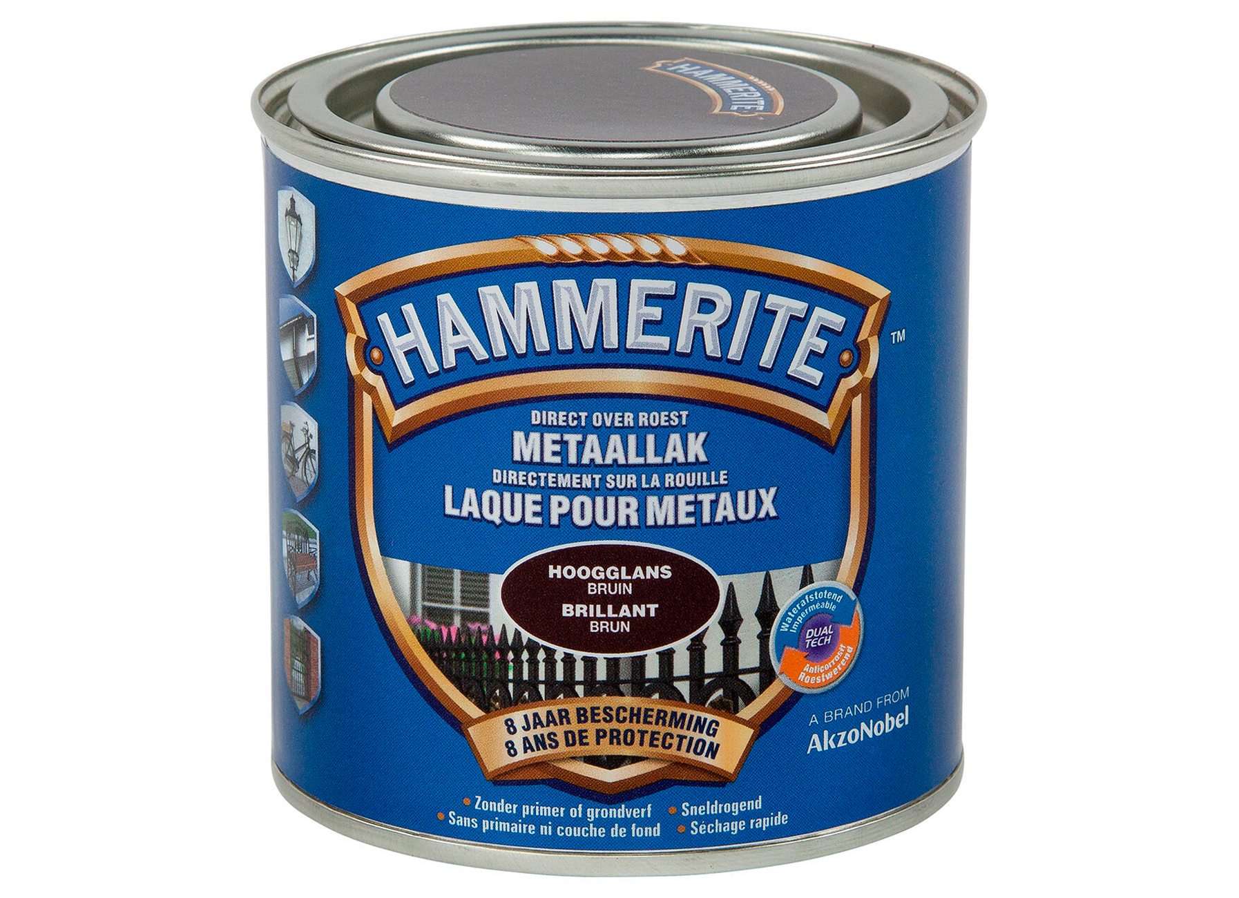 HAMMERITE LAQUE POUR METAUX BRILLANTE