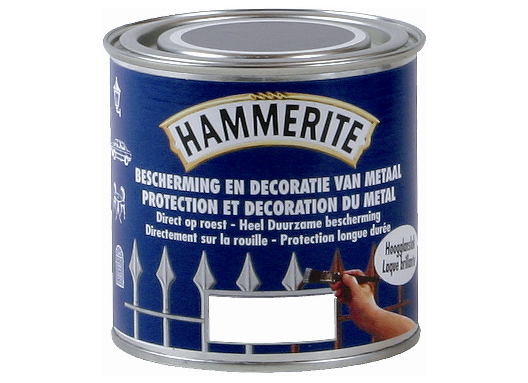 HAMMERITE LAQUE BRILLANTE BLANC CASSE 250ML