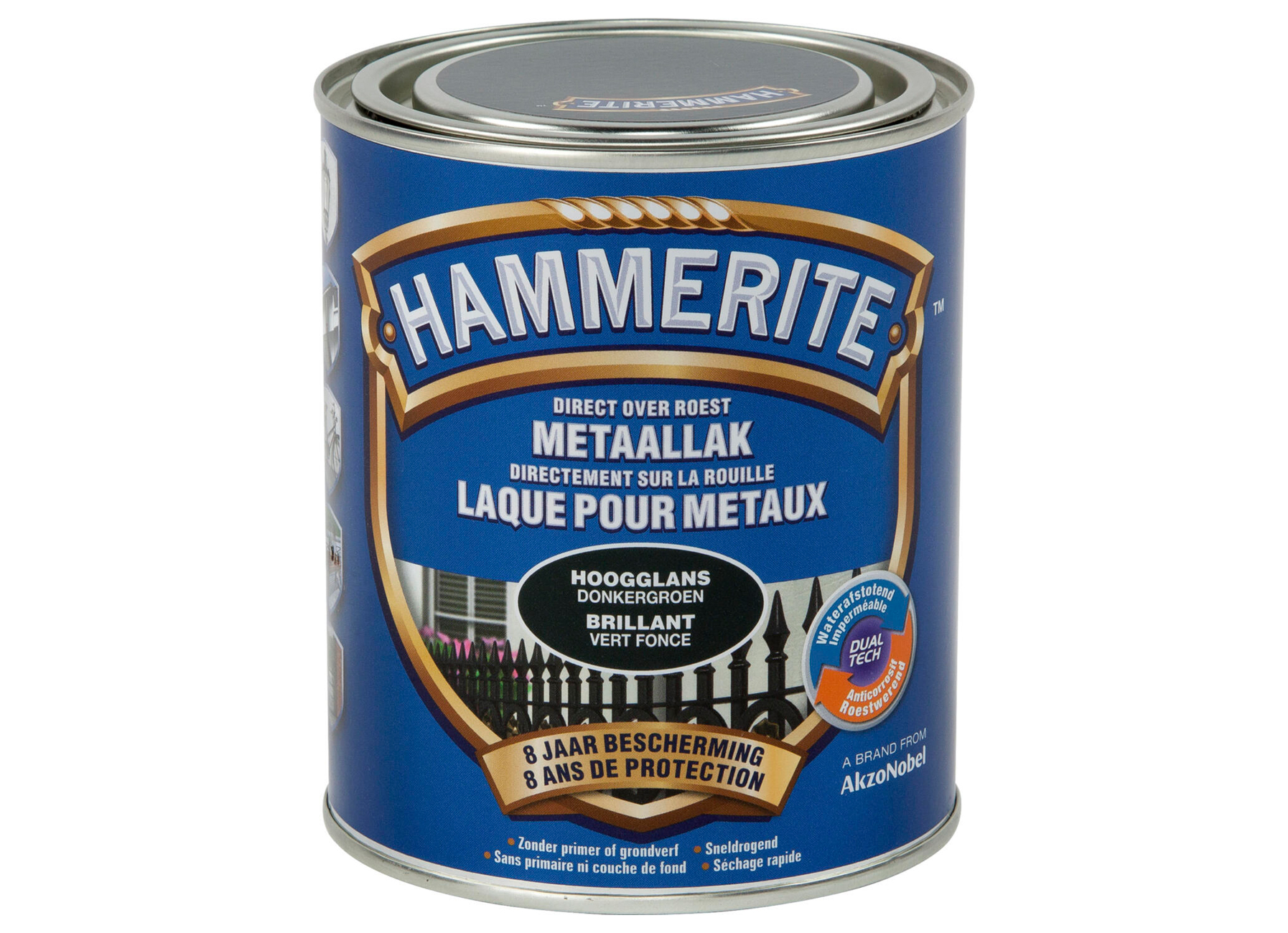 HAMMERITE LAQUE BRILLANTE VERT FONCE 750ML