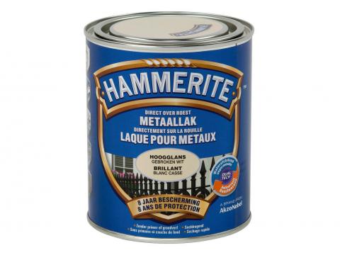 HAMMERITE LAQUE METAUX BLANC CASSE 750ML