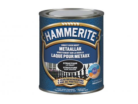 HAMMERITE SATIJNGLANSLAK ZWART 2,5L