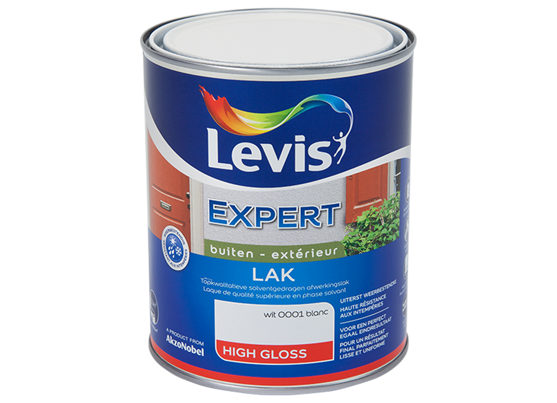 LAK EXPERT BUITEN GLOSS - WIT 0001 1L
