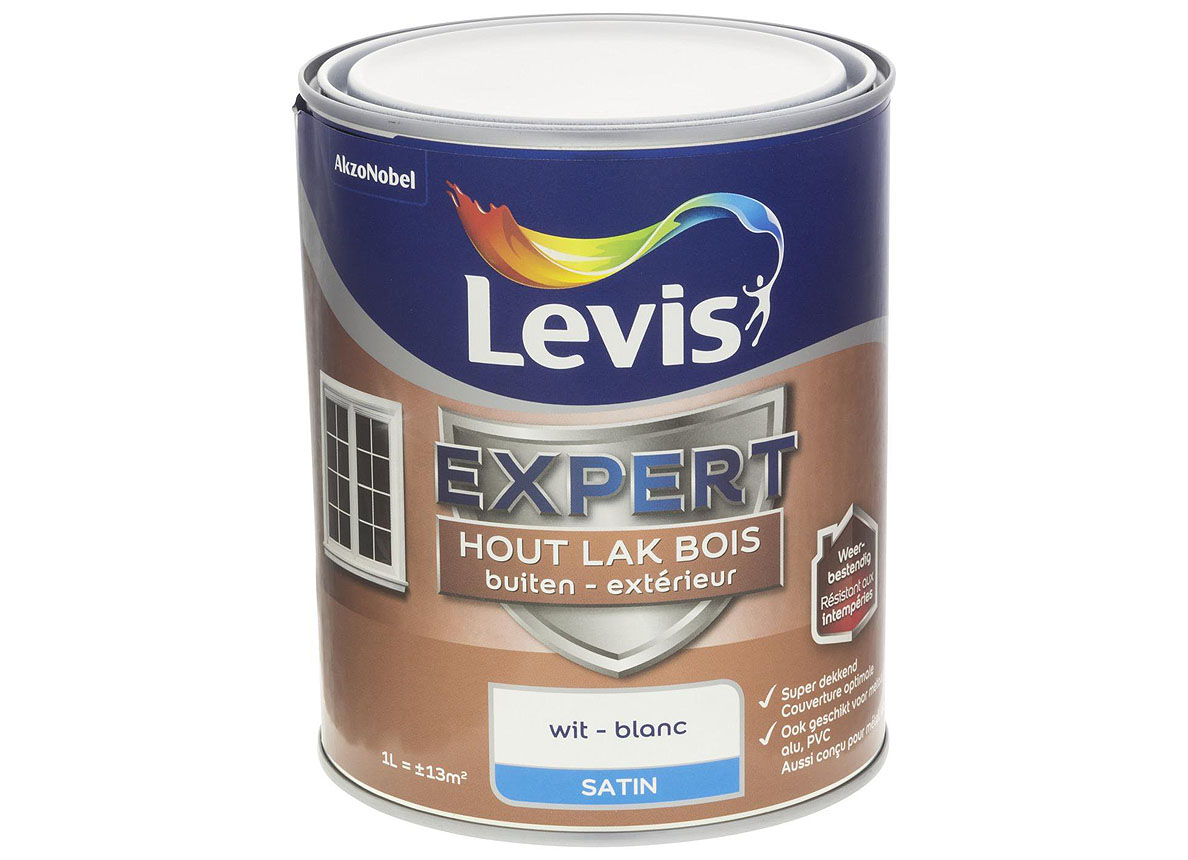 LAK EXPERT BUITEN SATIN - WIT 0001 1L