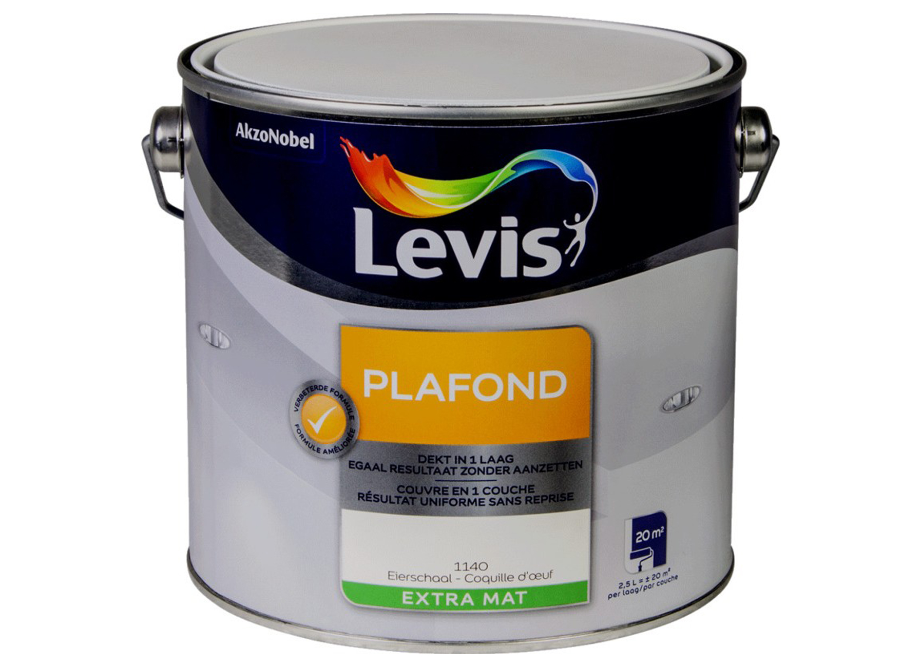 LEVIS PEINTURE DE PLAFOND COQUILLE D'OEUF 1L