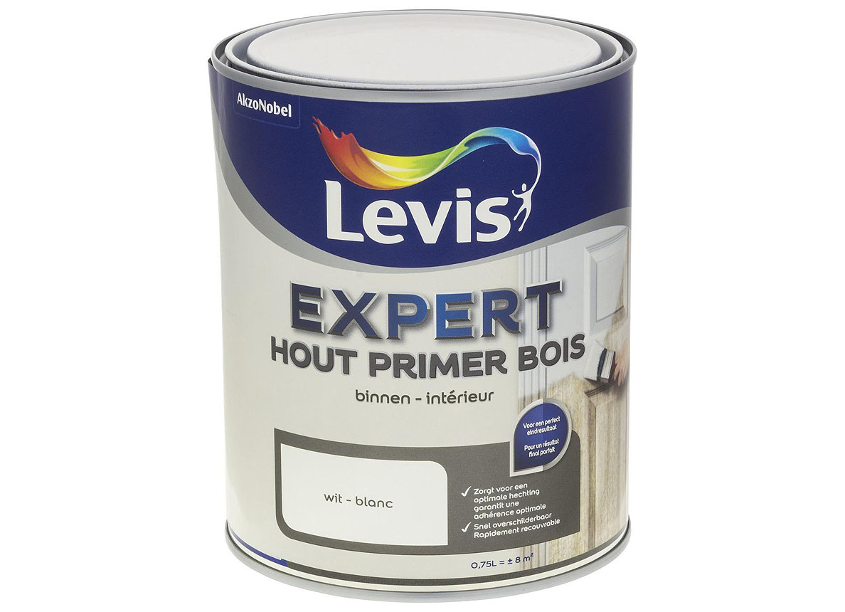 LAK EXPERT PRIMER BINNEN - WIT 0,75L