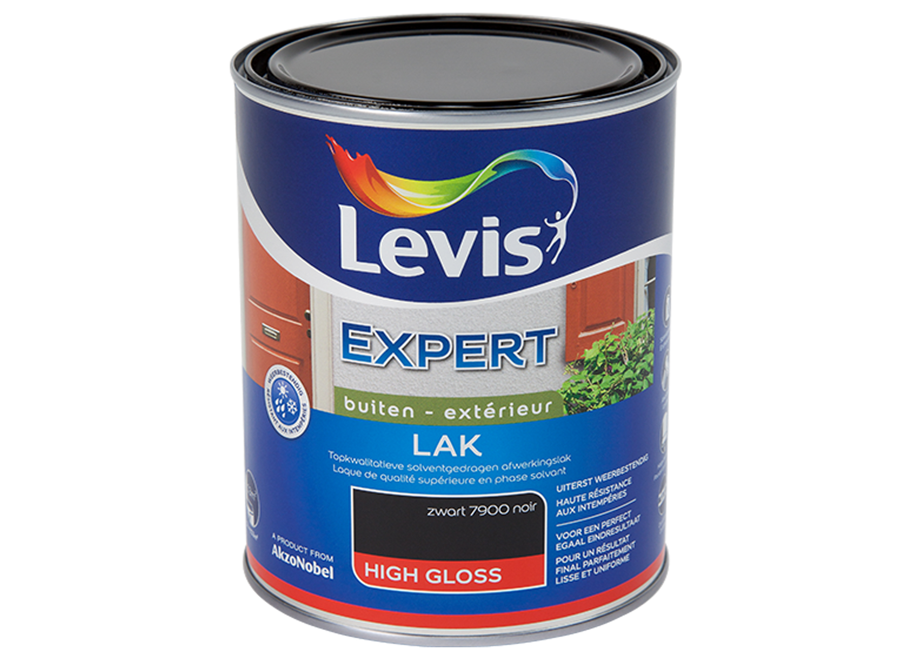 LAK EXPERT BUITEN GLOSS - ZWART 7900 0,25L