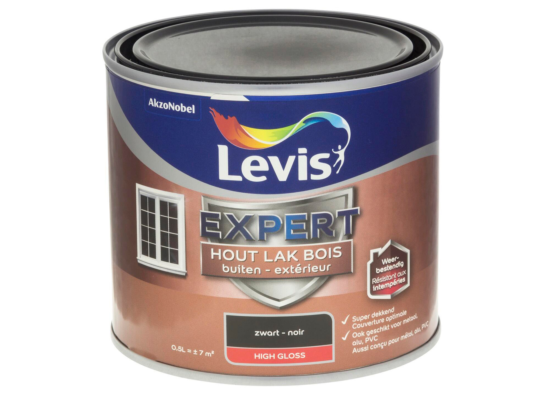 LAK EXPERT EXTERIEUR GLOSS - NOIR 7900 0,5L