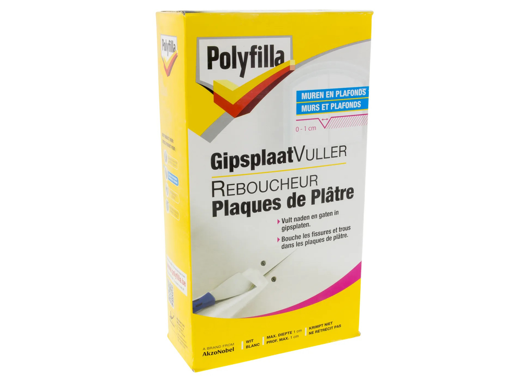 POLYFILLA REBOUCHEUR PLAQUES DE PLATRE POUDRE 2KG