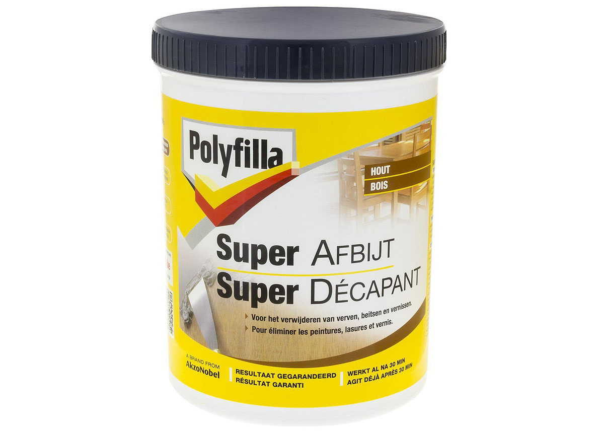 POLYFILLA SUPER AFBIJTMIDDEL VERF & VERNIS 1L