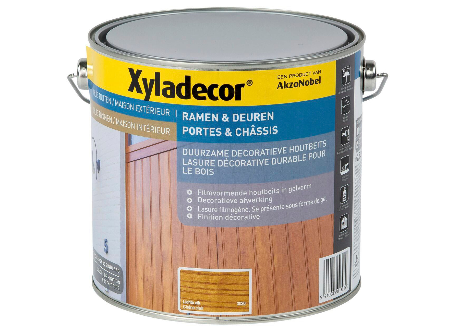 XYLADECOR PORTES ET CHASSIS 3020-CHENE CLAIR 2,5L