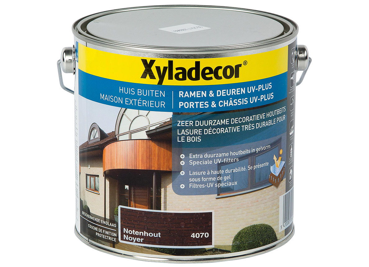 XYLADECOR RAMEN & DEUREN UV-PLUS 4070-NOTENHOUT 2,5L