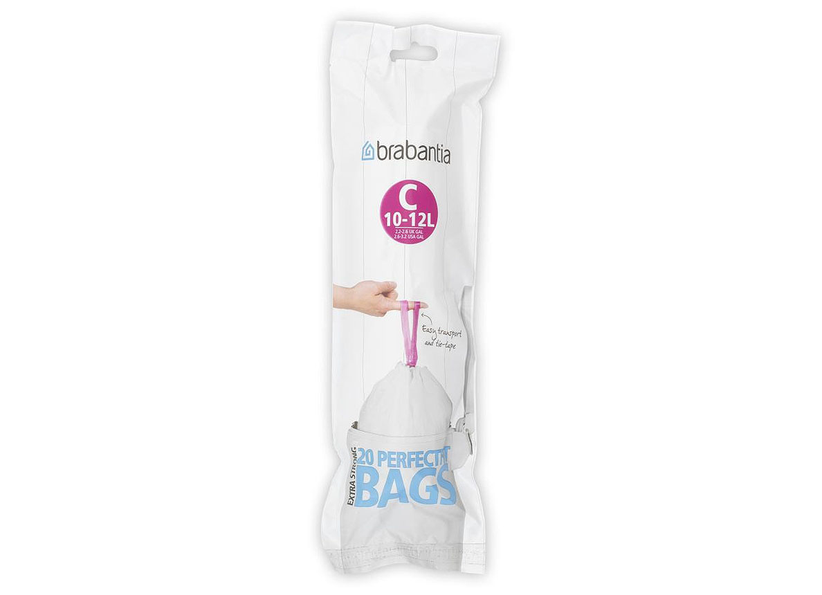 SACS POUBELLE PERFECTFIT 12L (CODE C) 20 PCS