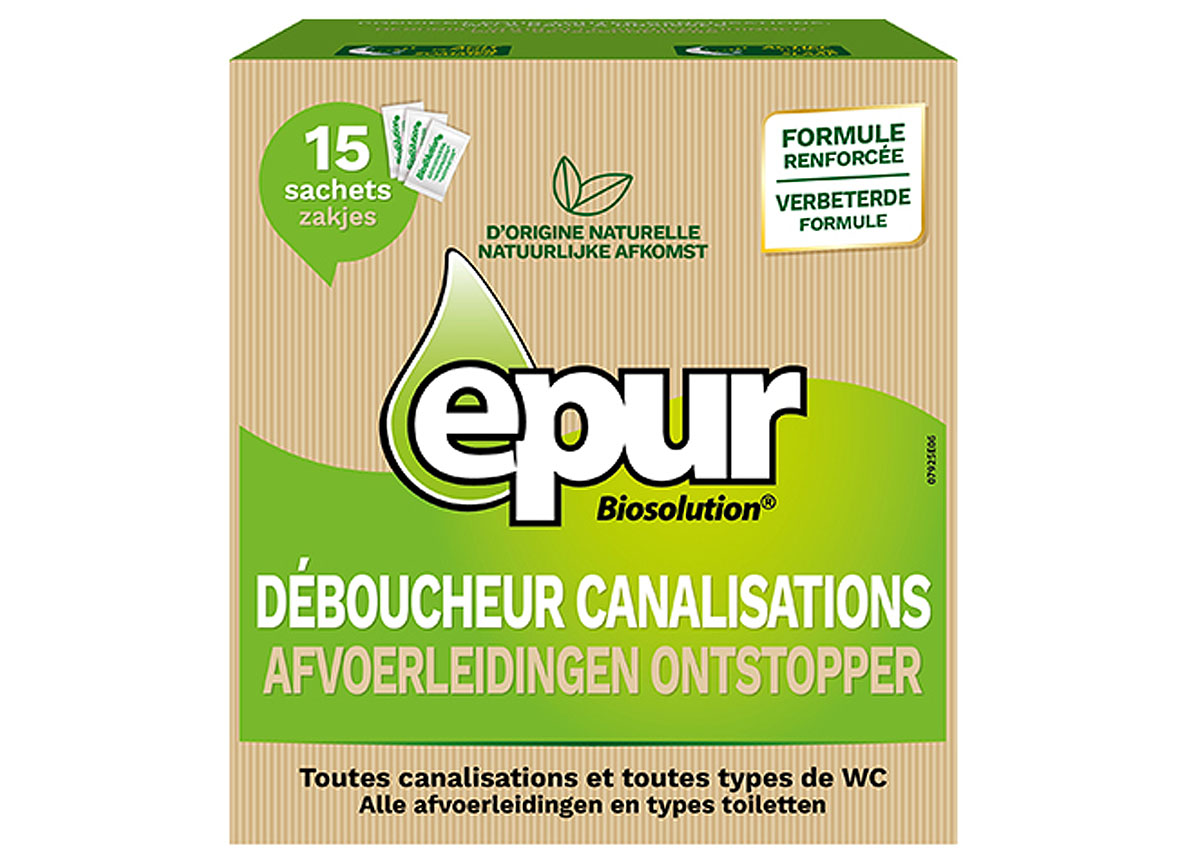 EPUR BIOLOGISCHE ONTSTOPPER WC & AFVOERLEIDING 15X35G