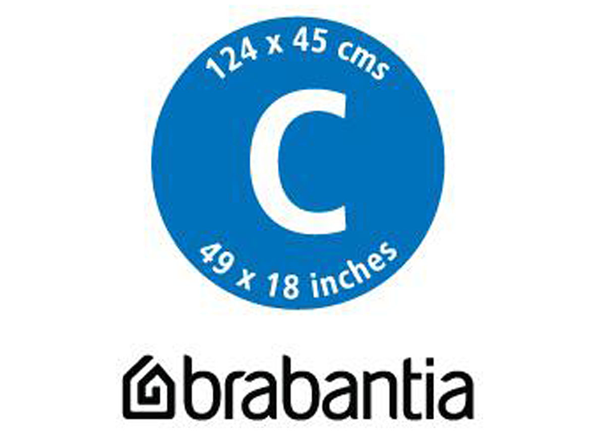 BRABANTIA HOUSSE DE TABLE A REPASSER C 124X45CM PERFECT FLOW BUBBLES SET COMPLET