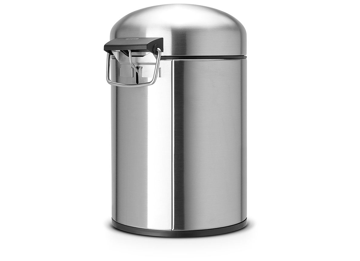 RETRO BIN CLASSIC 5L MATT STEEL