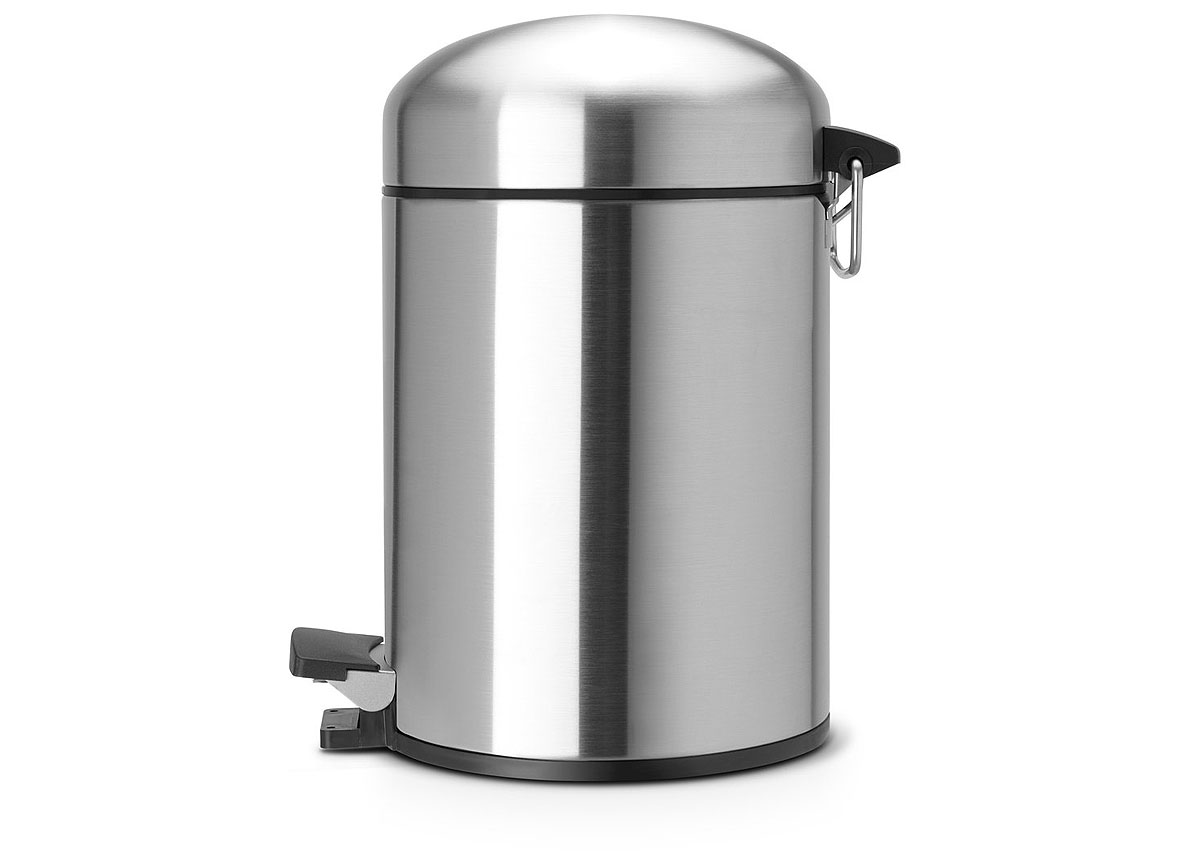 RETRO BIN CLASSIC 5L MATT STEEL