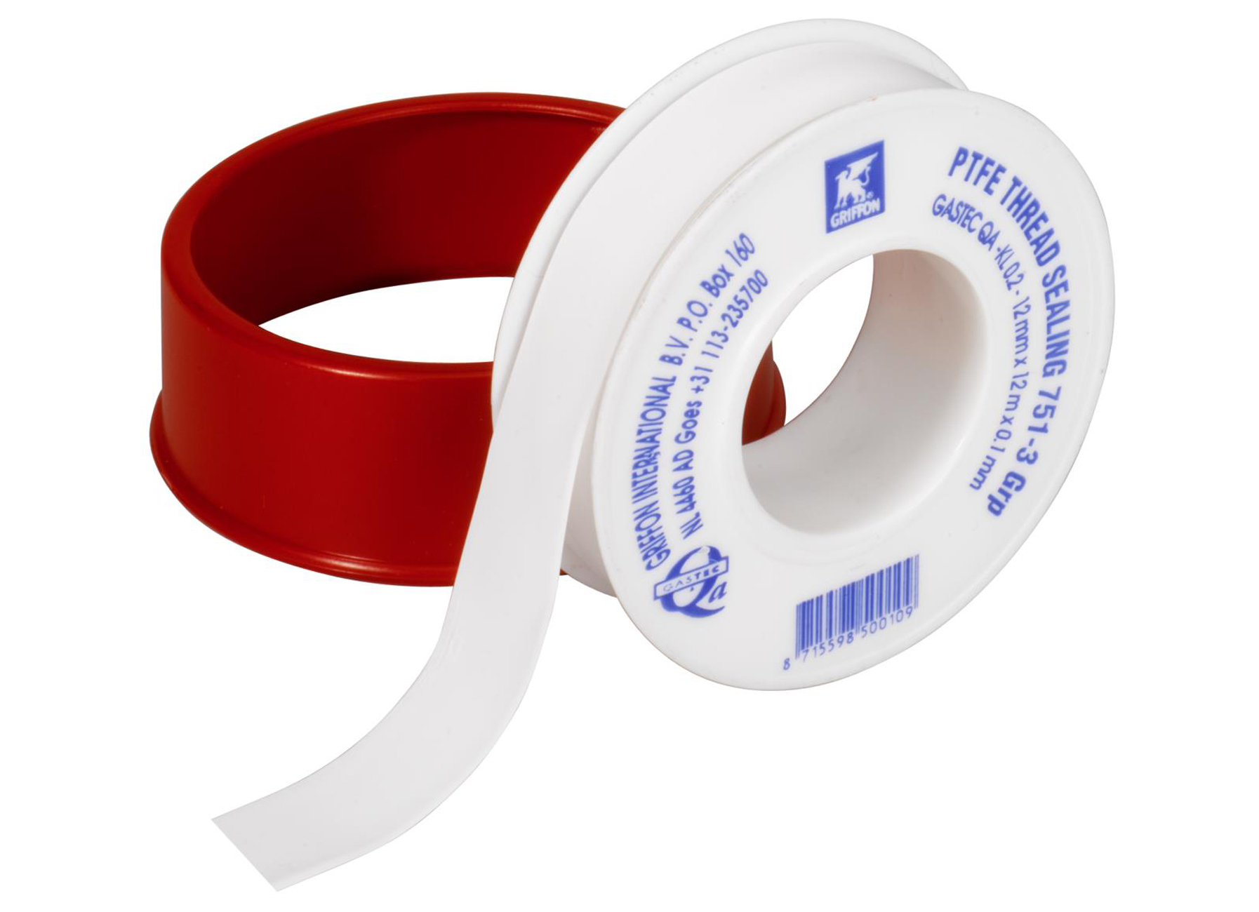 GRIFFON PTFE TAPE GASTEC 12M X 12MM X 0.10MM